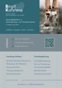 Informationshandzettel von Birgit Karstens